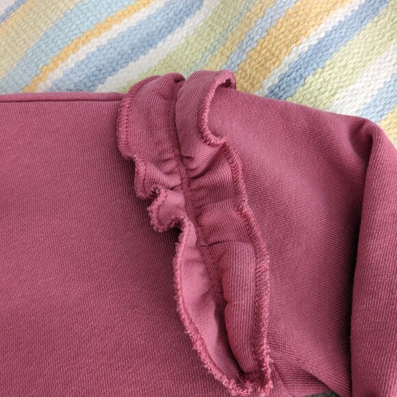 ⭐ Crewcuts pink terry sweatshirt size XXS (2-3T) - Picture 3 of 9